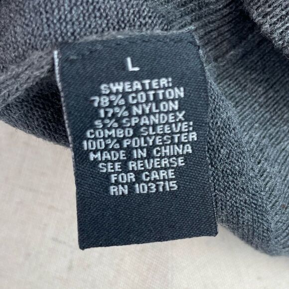 NWT Sharagano Studio Cardigan Sweater Size L - Picture 7 of 7